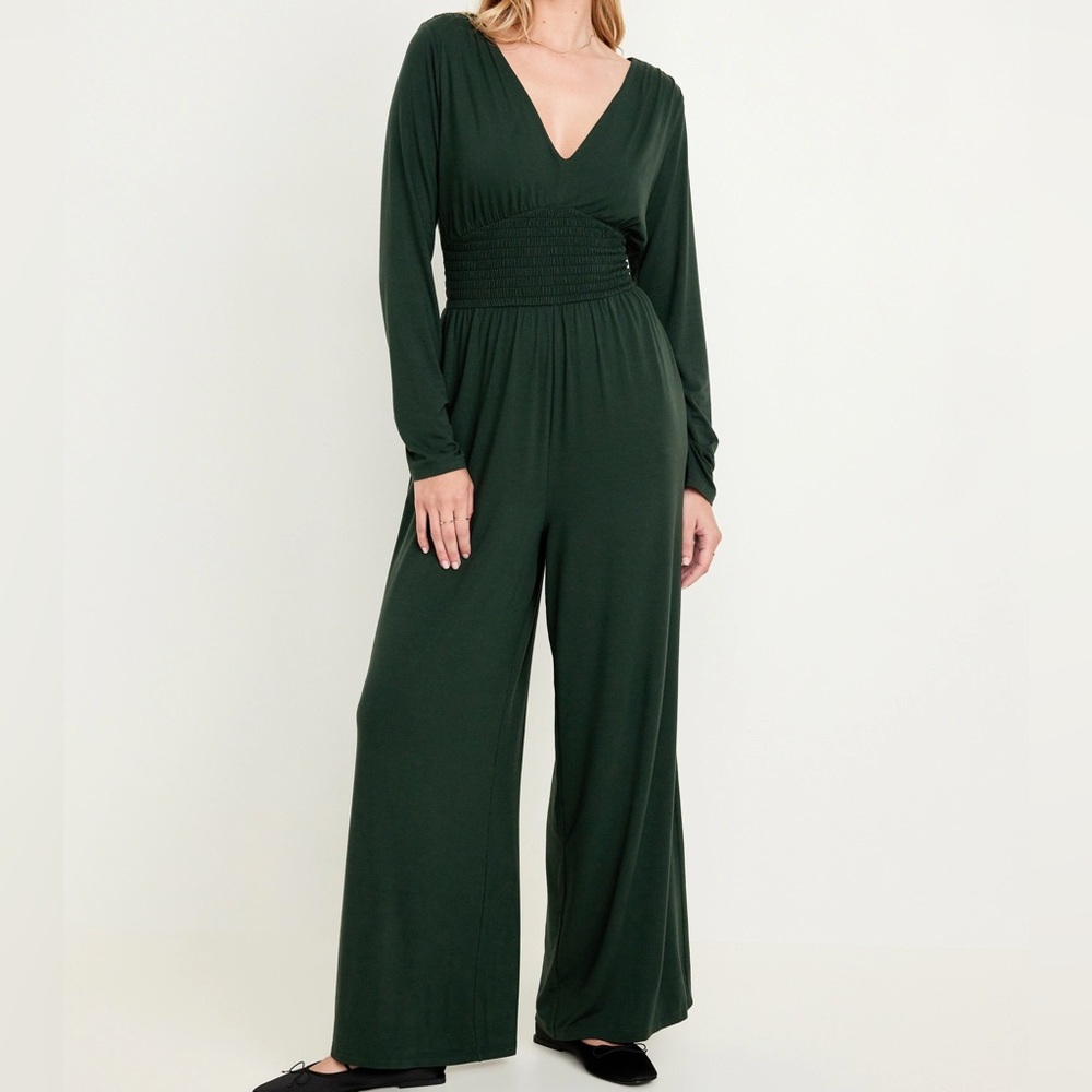 Old Navy Dark Green Jumpsuit